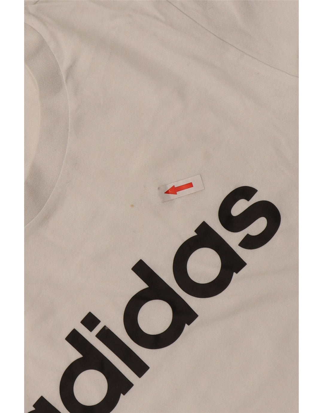 Adidas Womens Graphic T-Shirt Top UK 12/14 Medium White