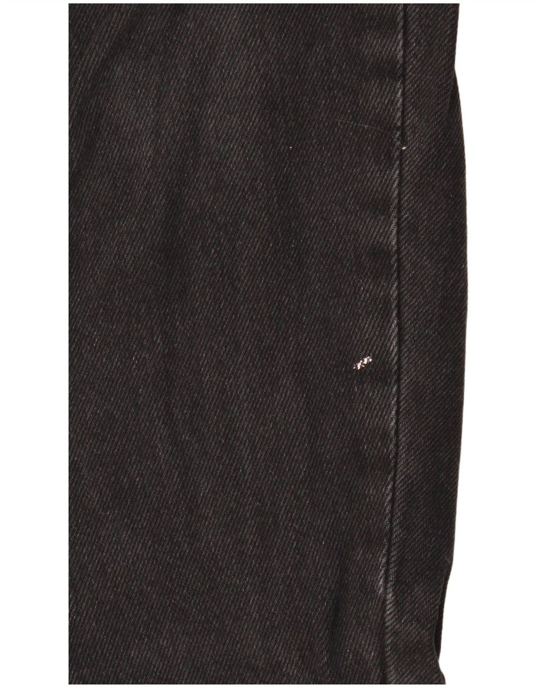 ZARA Womens High Waist Tapered Jeans EU 36 XS W26 L24 Black Cotton