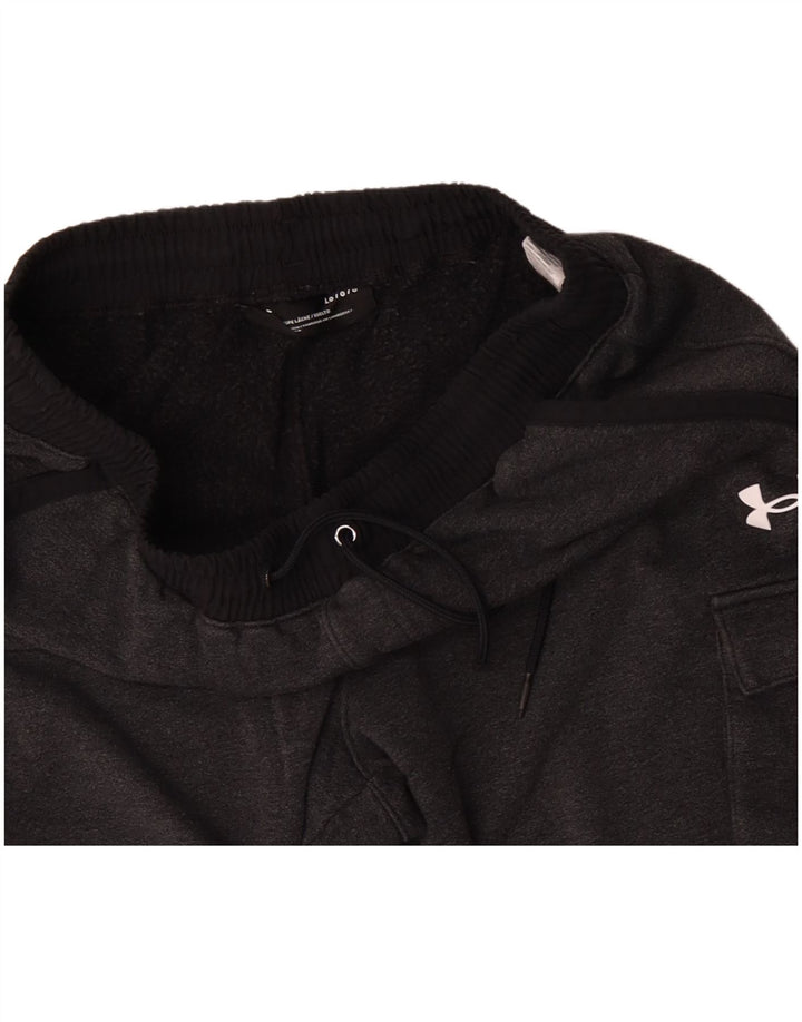 Under Armour Mens Cargo Tracksuit Trousers Joggers Large  Grey Cotton