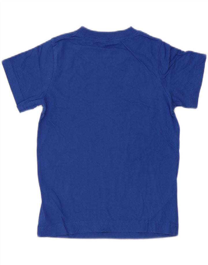 NIKE Boys Athletic Cut Graphic T-Shirt Top 5-6 Years Medium Blue Cotton Vintage Nike and Second-Hand Nike from Messina Hembry 