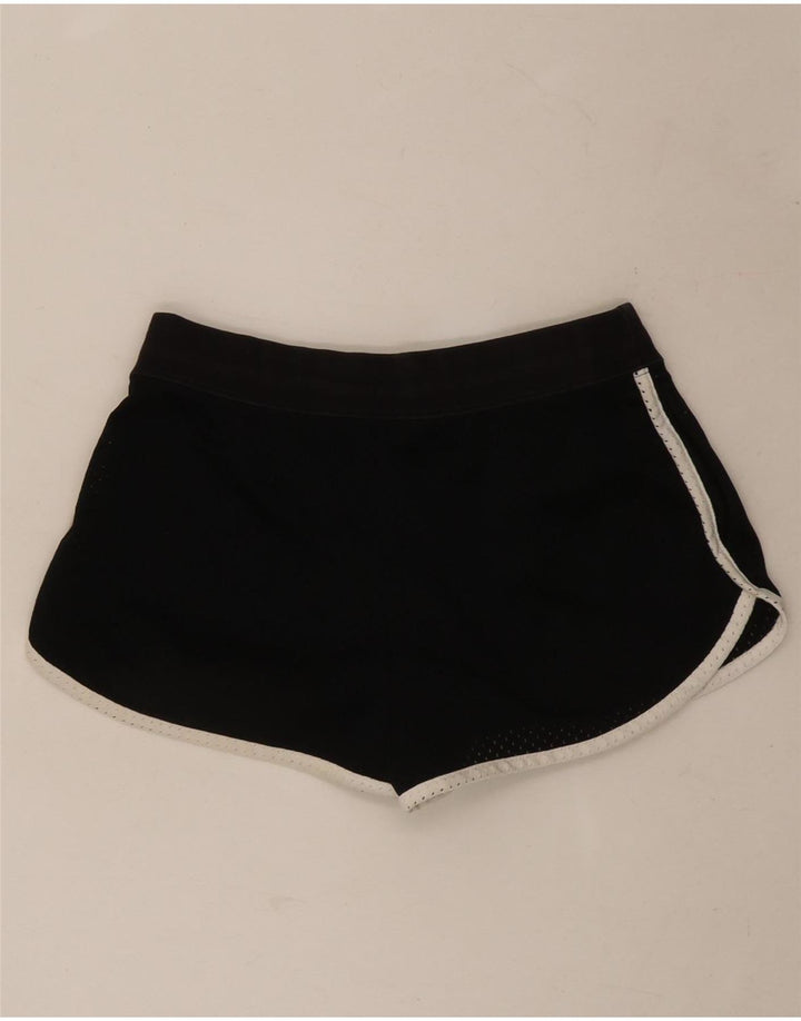 Nike Womens Sport Shorts UK 8 Small Black Polyester