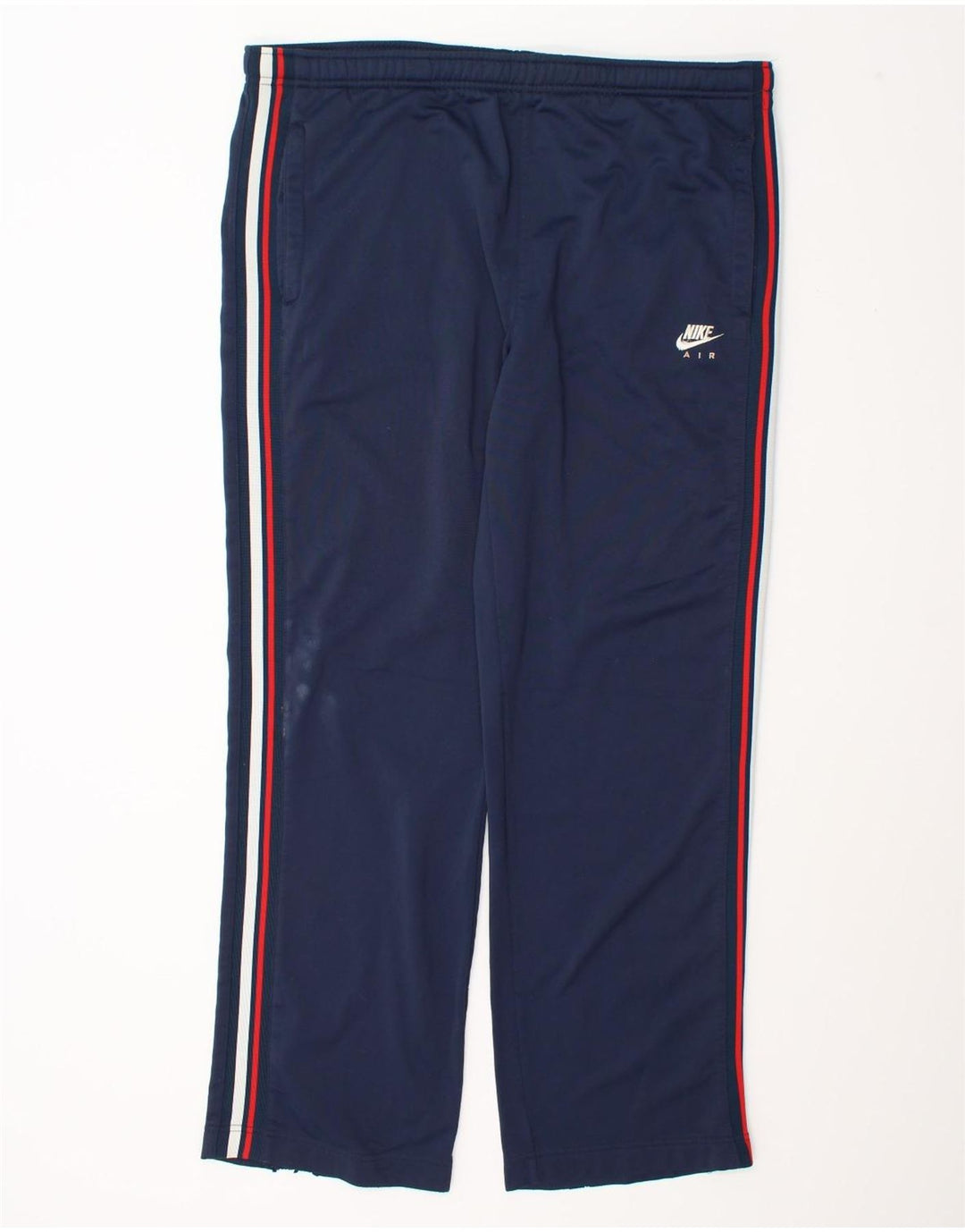 Nike Mens Air Tracksuit Trousers UK 34/36 Large  Navy Blue Polyester