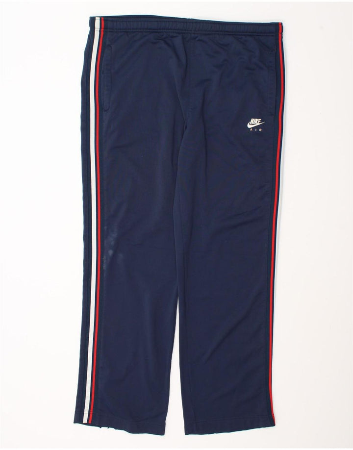 Nike Mens Air Tracksuit Trousers UK 34/36 Large  Navy Blue Polyester