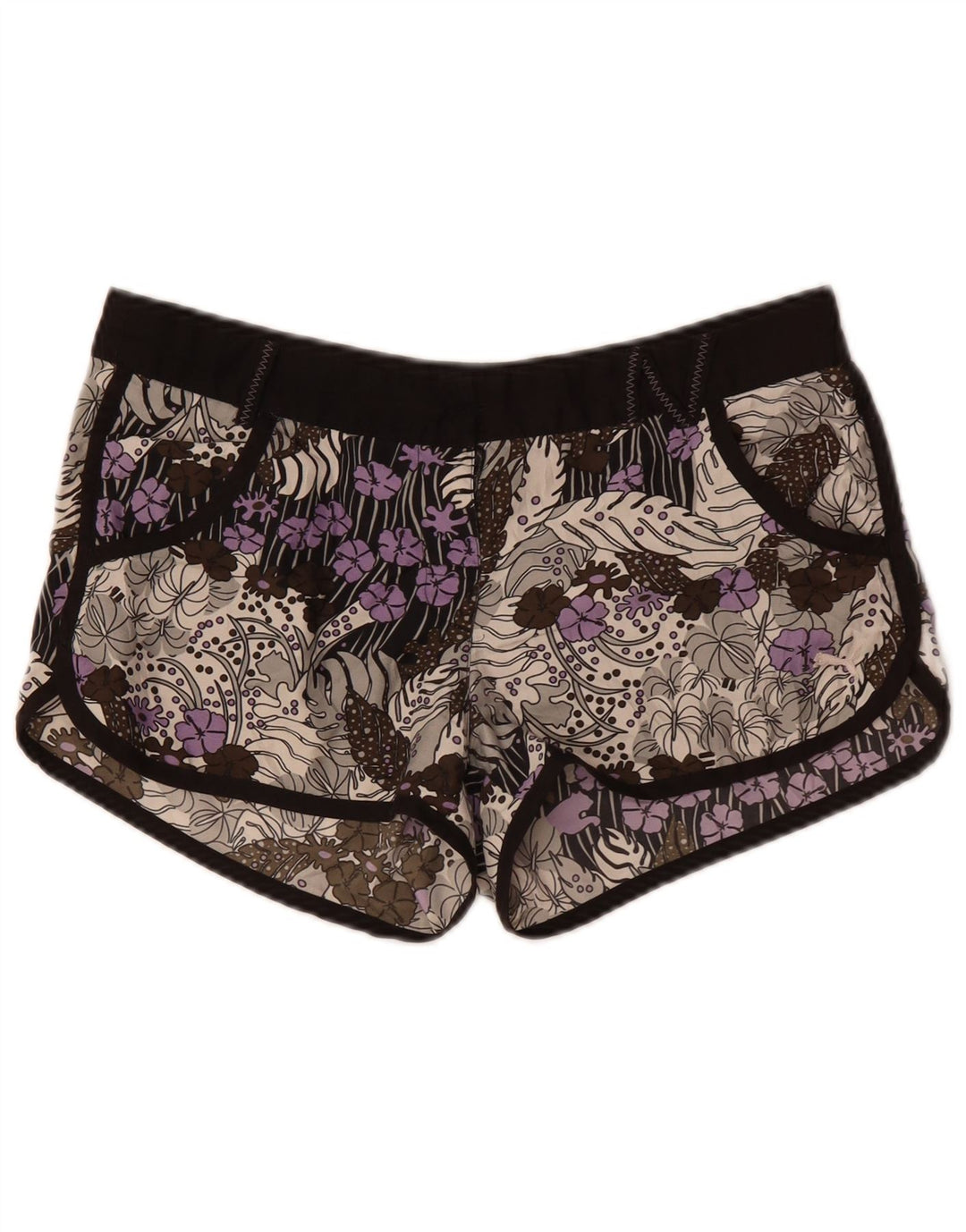 Puma Womens Swimming Shorts UK 12 Medium  Multicoloured Floral Polyester