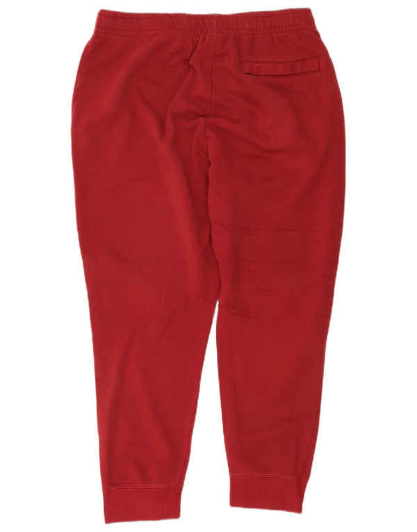Nike Mens Tracksuit Trousers Joggers XL Red Cotton