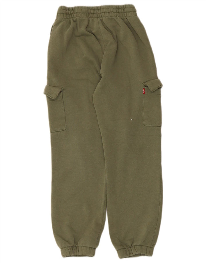 Levi's Boys Cargo Tracksuit Trousers Joggers 7-8 Years Khaki Cotton
