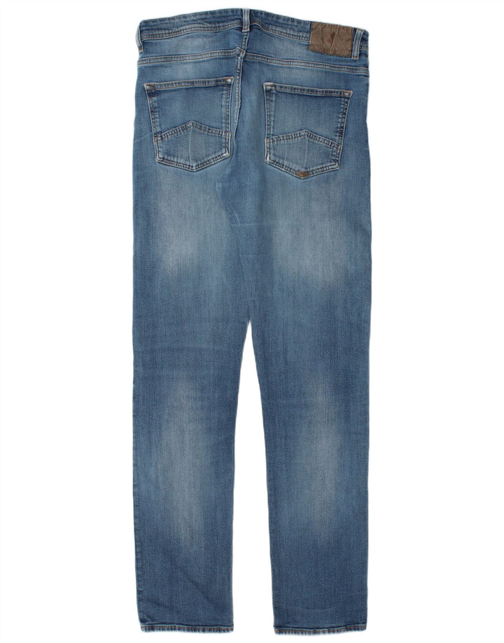 Marlboro Classics Mens Straight Jeans W33 L34 Blue