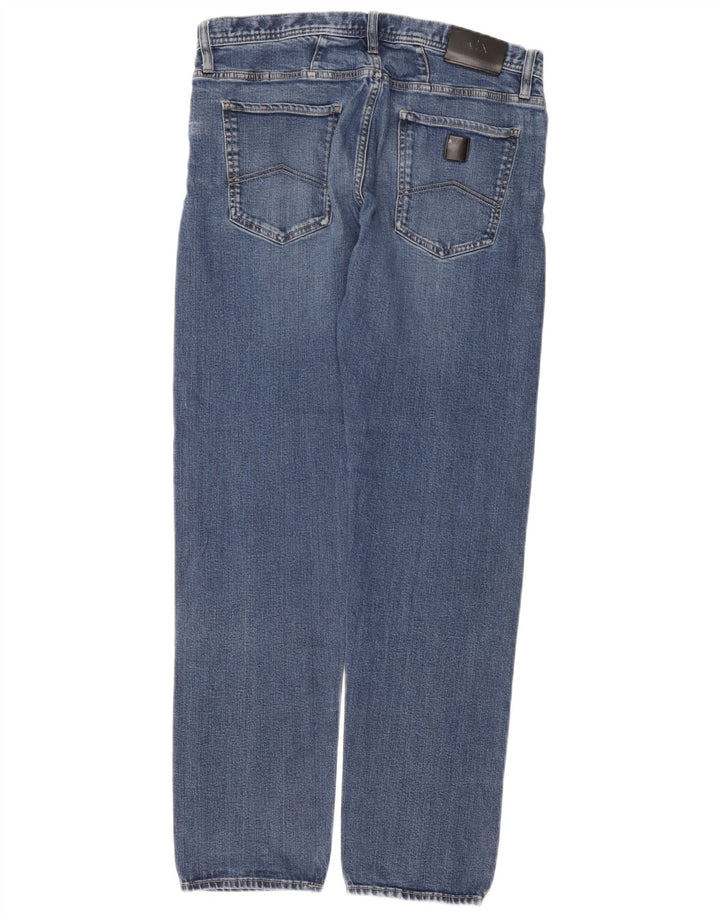 Armani Exchange Mens J13 Slim Jeans W34 L34 Blue Cotton