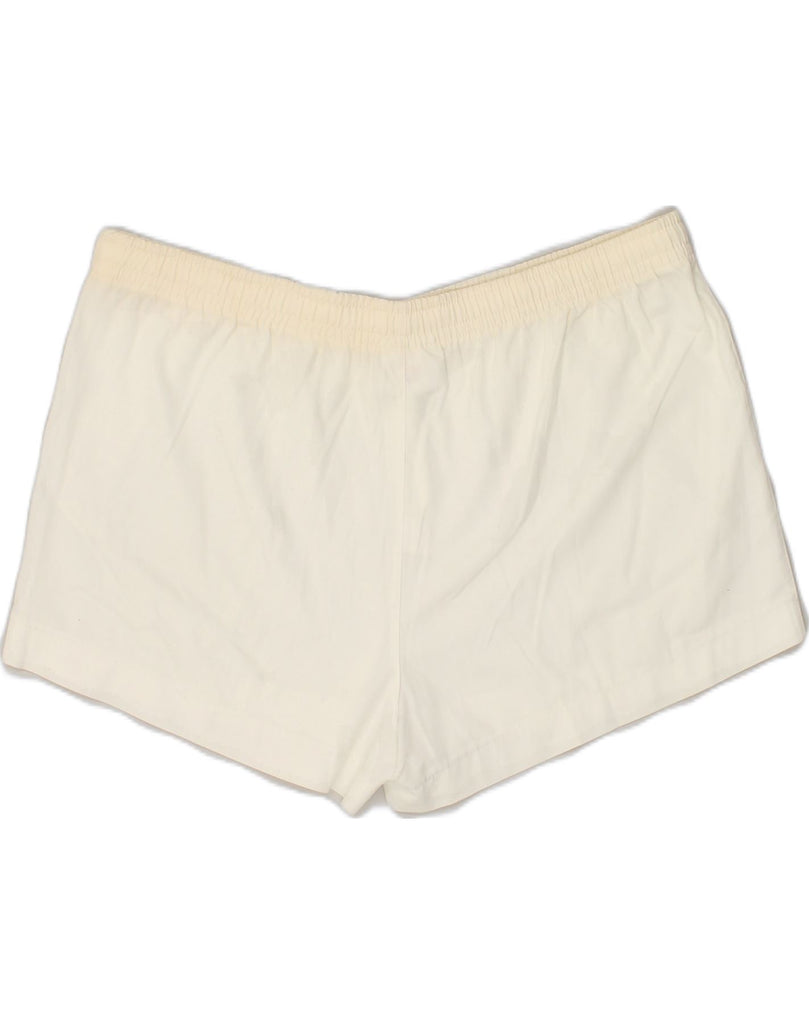 AUSTRALIAN L'ALPINA Mens Sport Shorts IT 54 2XL White Polyester | Vintage AUSTRALIAN L'ALPINA | Thrift | Second-Hand AUSTRALIAN L'ALPINA | Used Clothing | Messina Hembry 