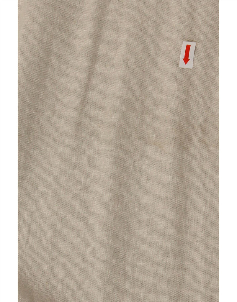 MARKS & SPENCER Mens Regular Fit Chino Trousers W38 L33 Beige Linen Vintage Marks & Spencer and Second-Hand Marks & Spencer from Messina Hembry 