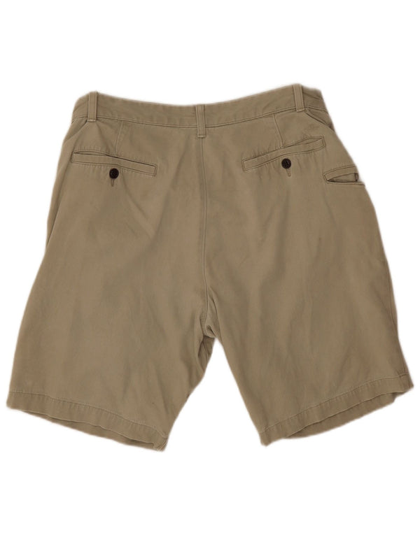 Dockers Mens Cargo Shorts W34 Large Khaki Cotton