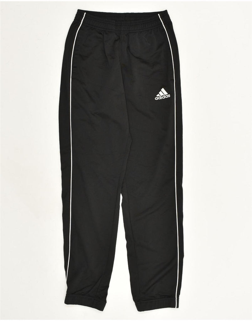 ADIDAS Mens Tracksuit Trousers Joggers Small Black Polyester | Vintage Adidas | Thrift | Second-Hand Adidas | Used Clothing | Messina Hembry 