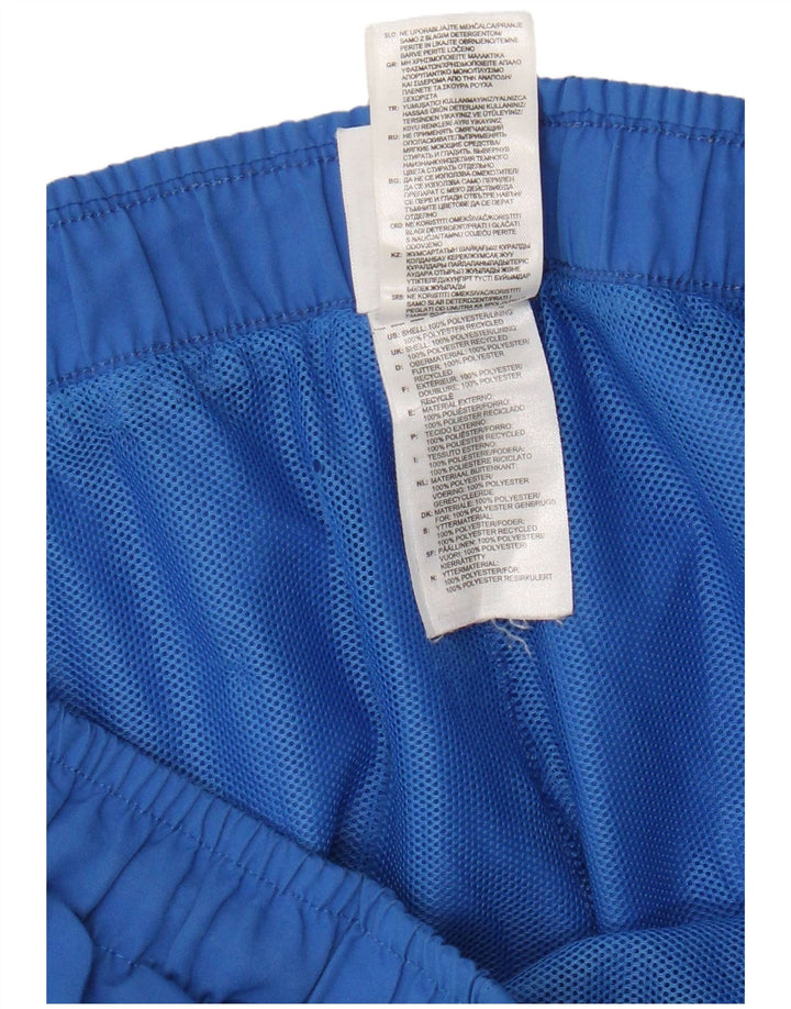 Adidas Mens Climalite Sport Shorts Large Blue Colourblock Polyester