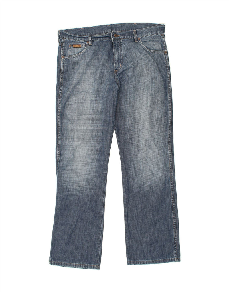 WRANGLER Mens Straight Jeans W38 L32 Blue Vintage Wrangler and Second-Hand Wrangler from Messina Hembry 