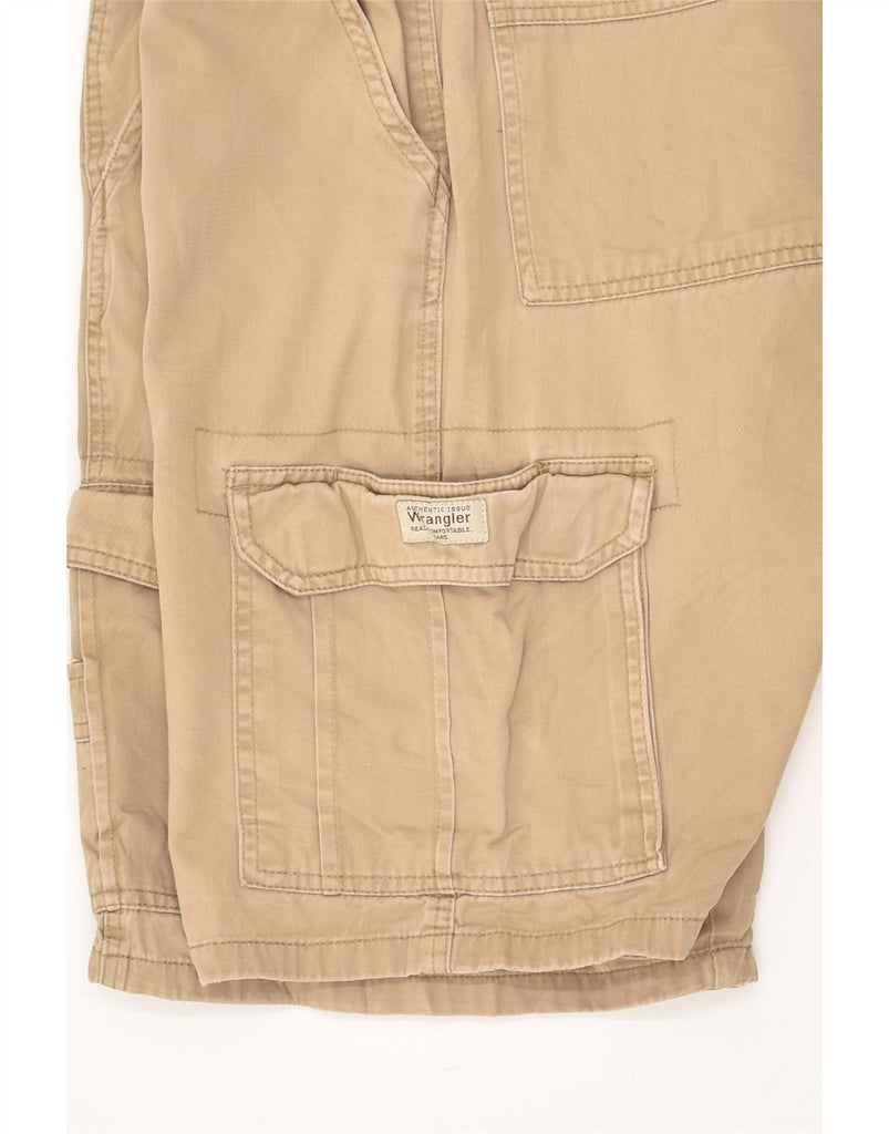 WRANGLER Mens Cargo Shorts W36 Large Brown Cotton Vintage Wrangler and Second-Hand Wrangler from Messina Hembry 