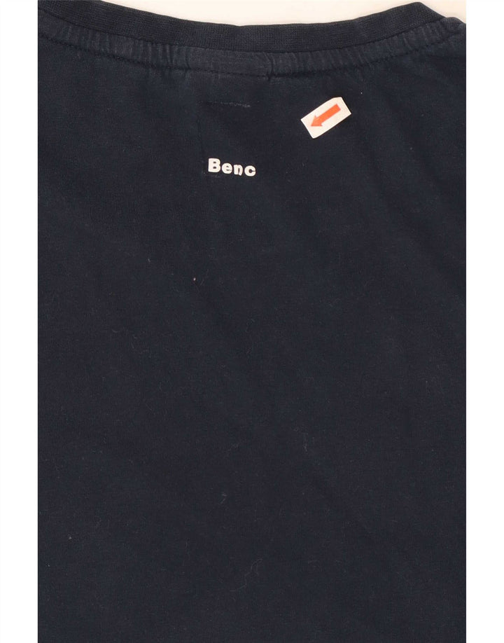 Bench Mens Graphic T-Shirt Top XL Navy Blue