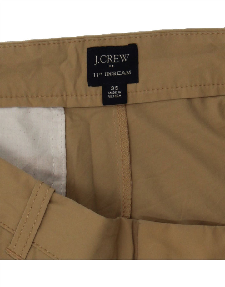 J. CREW Mens Chino Shorts W35 Large Beige Polyester Vintage J. Crew and Second-Hand J. Crew from Messina Hembry 