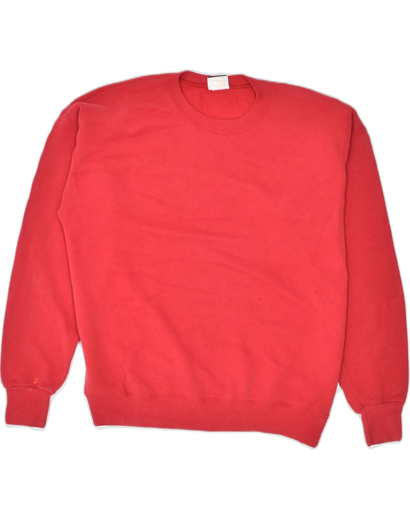 LEE Mens Sweatshirt Jumper XL Red Cotton Classic | Vintage | Thrift | Second-Hand | Used Clothing | Messina Hembry 