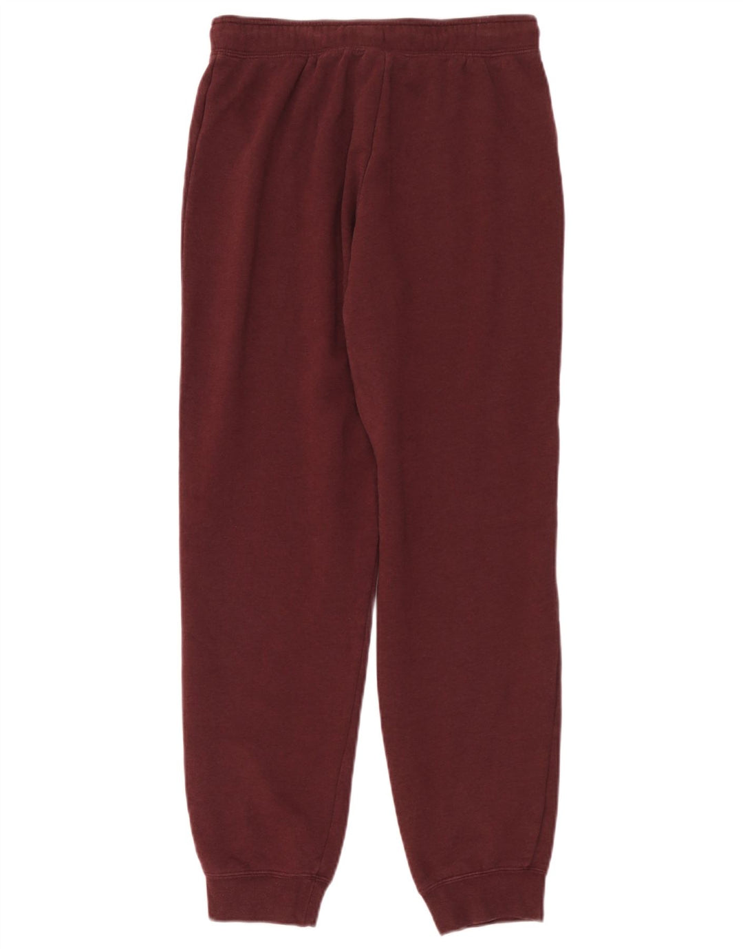Nike Womens Tracksuit Trousers Joggers UK 14 Medium  Maroon Cotton