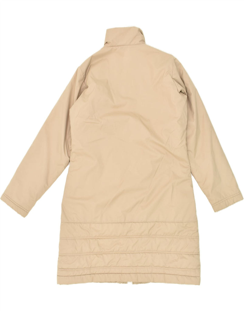 ADIDAS Womens Padded Coat UK 14 Large Beige Polyester Vintage Adidas and Second-Hand Adidas from Messina Hembry 