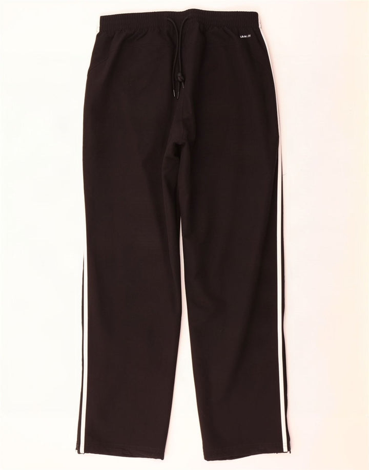 Adidas Mens Climalite Tracksuit Trousers Large Black Polyester