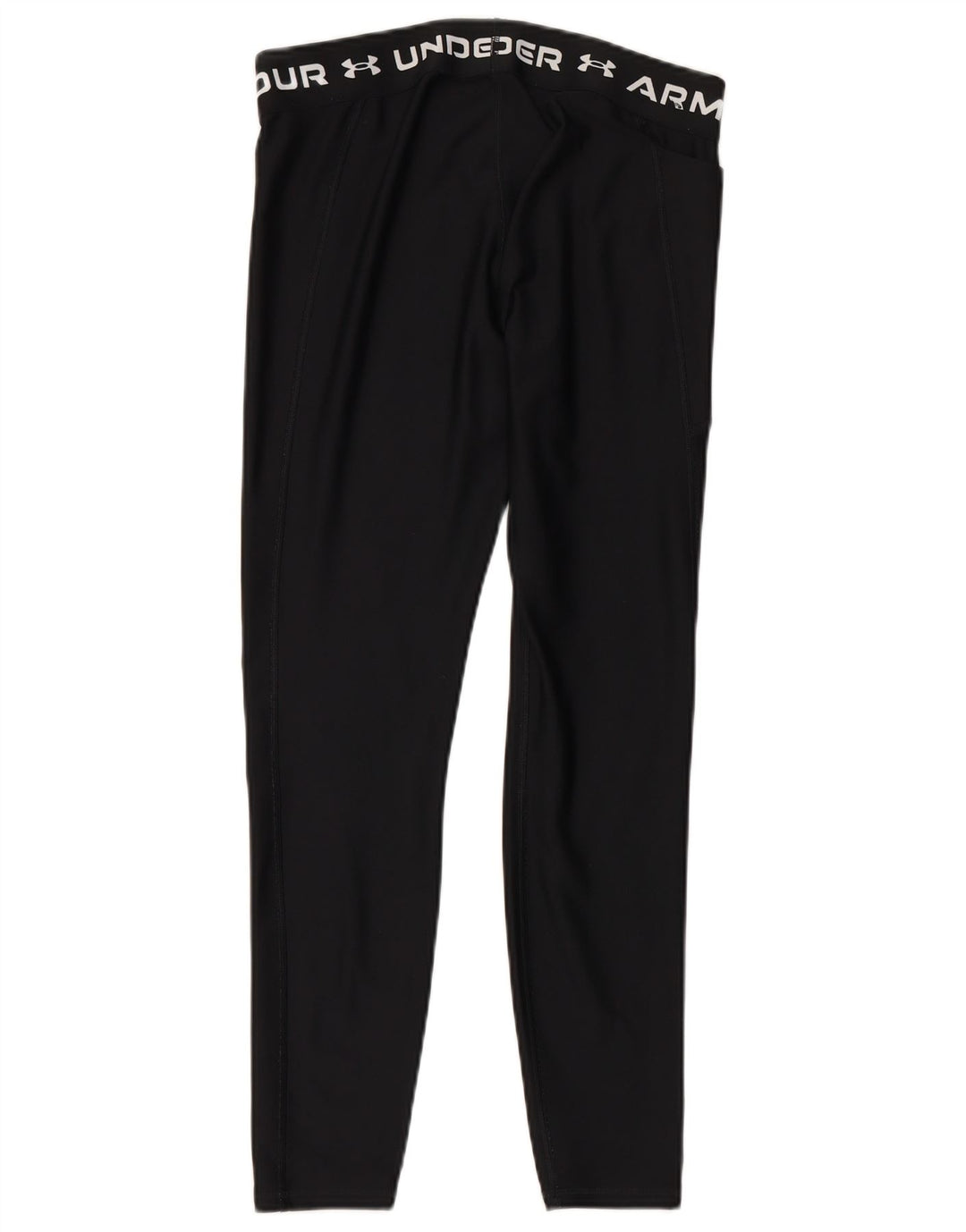 UNDER ARMOUR Womens Graphic Leggings UK 14 Large  Black Polyester