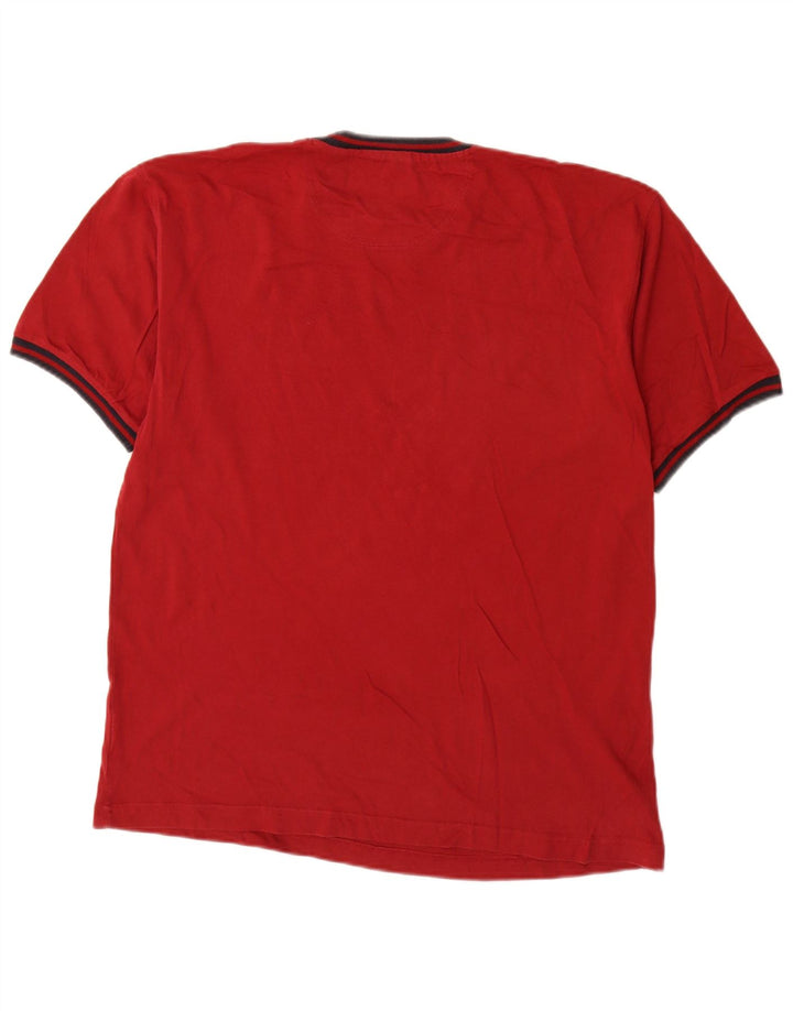 Champion Mens T-Shirt Top Medium Burgundy
