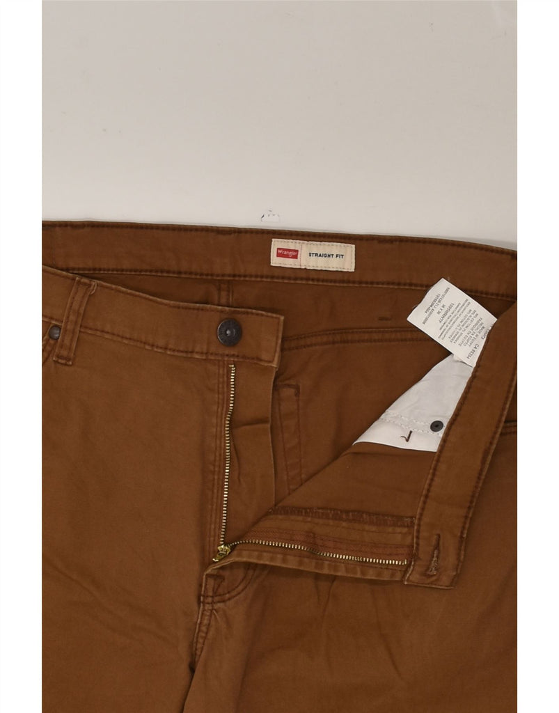 WRANGLER Mens Slim Jeans W36 L30 Brown Cotton | Vintage Wrangler | Thrift | Second-Hand Wrangler | Used Clothing | Messina Hembry 