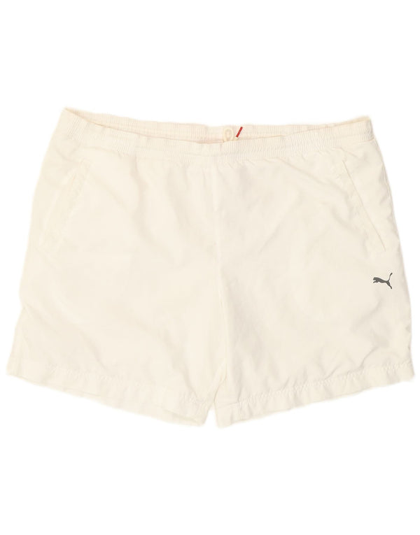 Puma Mens Sport Shorts Large  White Polyester