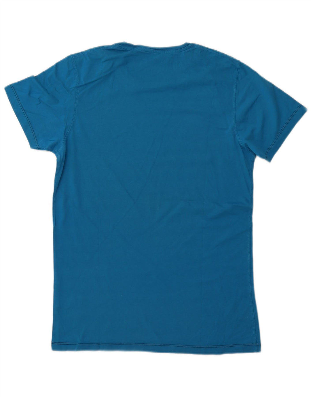 JACK & JONES Mens Graphic T-Shirt Top Large Blue Cotton