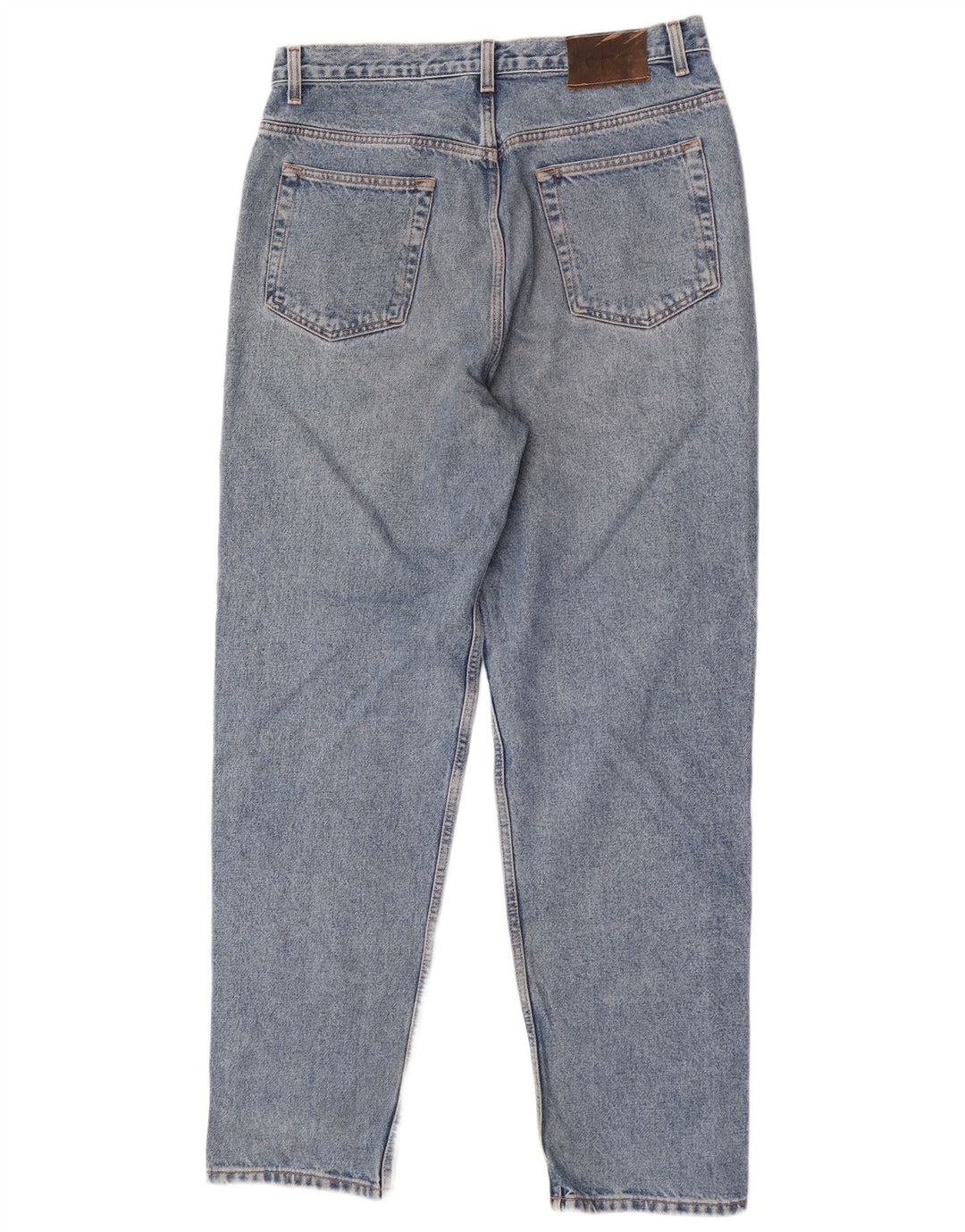 Calvin Klein Mens Tapered Jeans W34 L32 Blue Cotton
