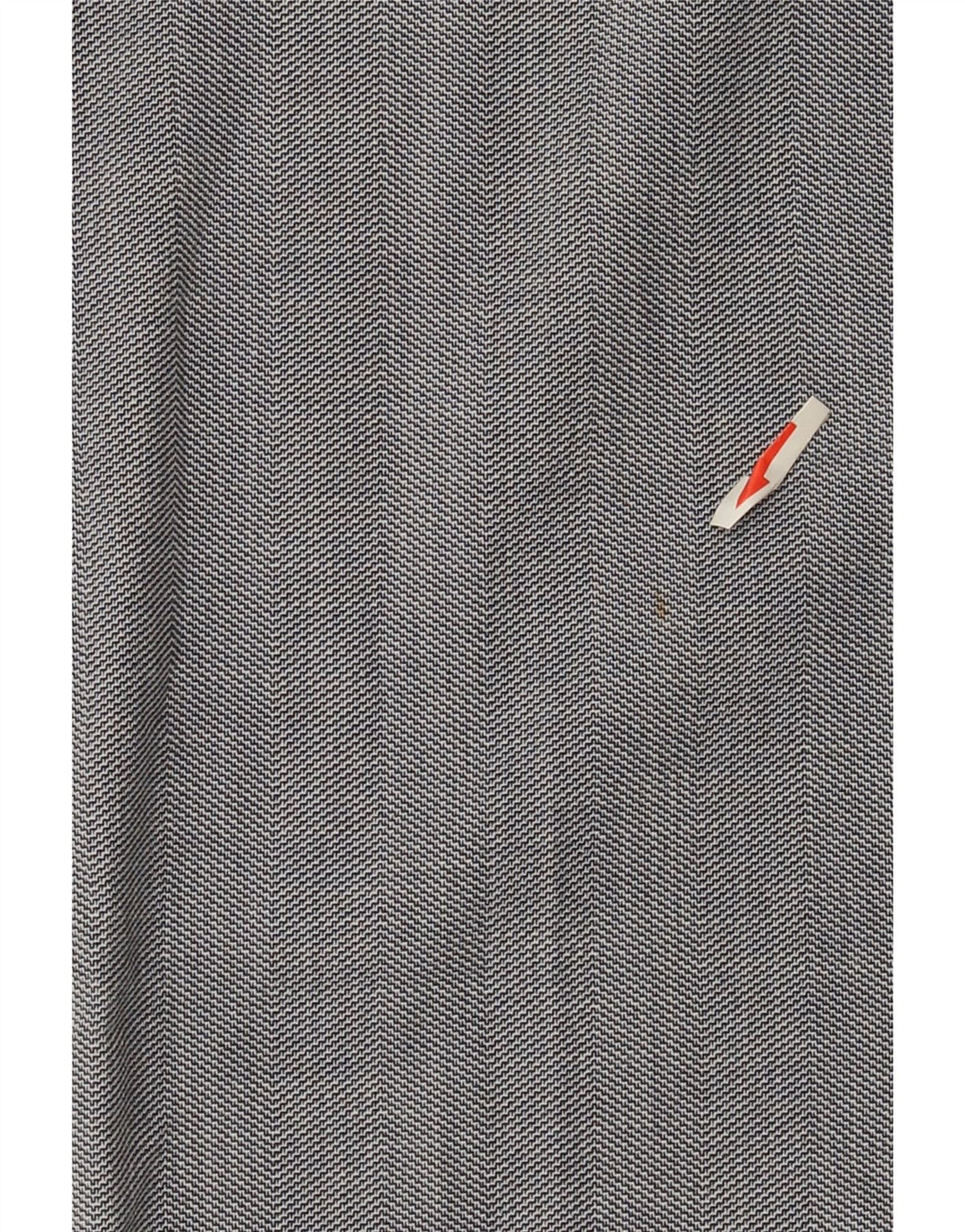 Zara Womens Slim Suit Trousers EU 40 Medium W30 L27 Grey Chevron Polyester