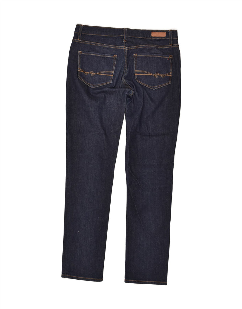 TOMMY HILFIGER Womens Rome RW Straight Jeans W28 L29 Navy Blue Cotton Vintage Tommy Hilfiger and Second-Hand Tommy Hilfiger from Messina Hembry 