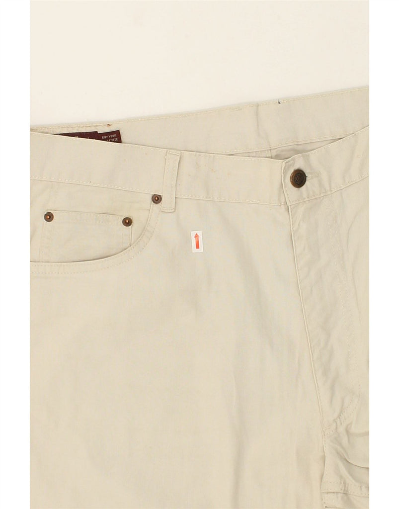 MARLBORO CLASSICS Mens Straight Casual Trousers W40 L29  Beige Cotton | Vintage Marlboro Classics | Thrift | Second-Hand Marlboro Classics | Used Clothing | Messina Hembry 