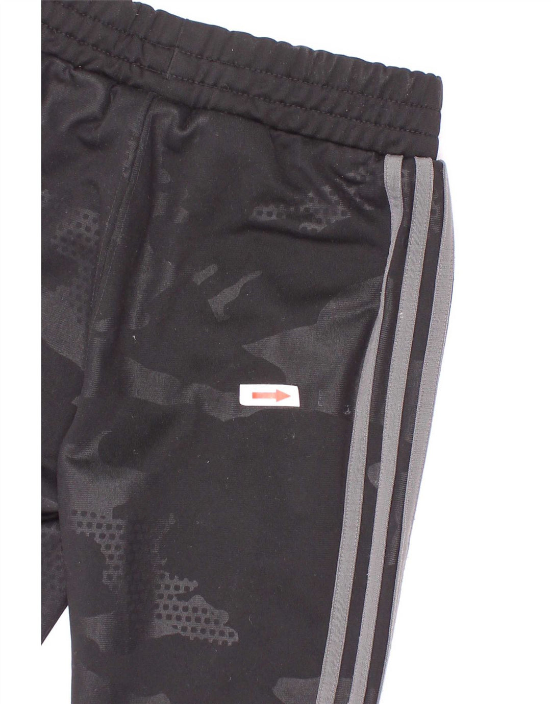 Adidas Boys Tracksuit Trousers Joggers 2-3 Years Black Camouflage Polyester