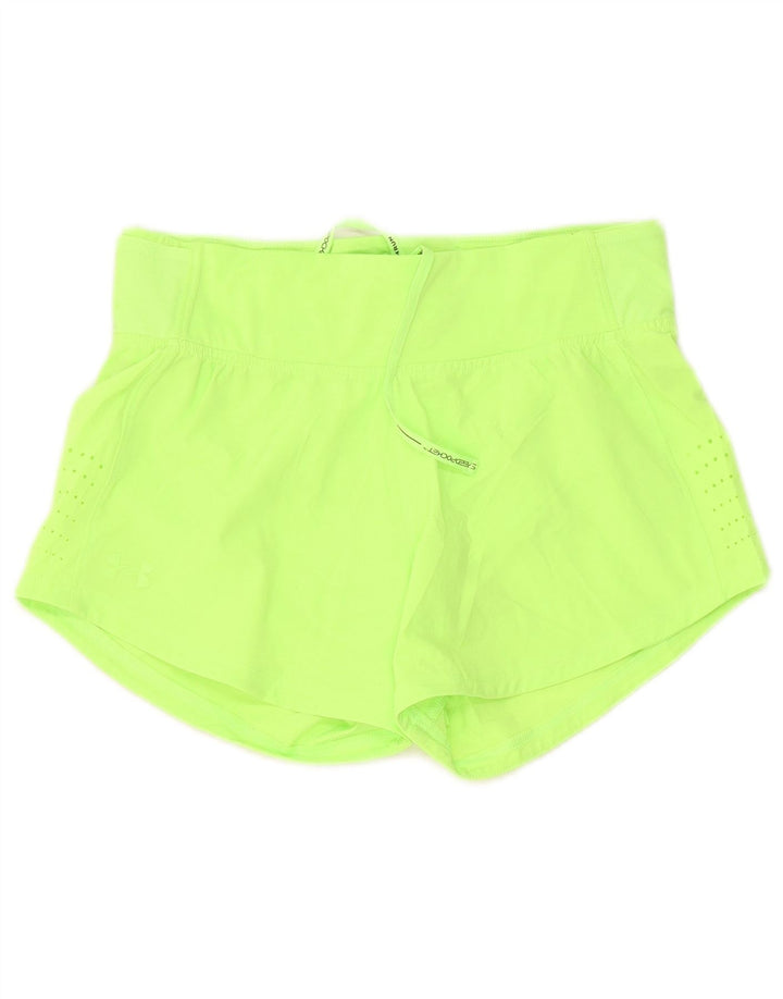 Under Armour Womens Sport Shorts UK 8 Small Green