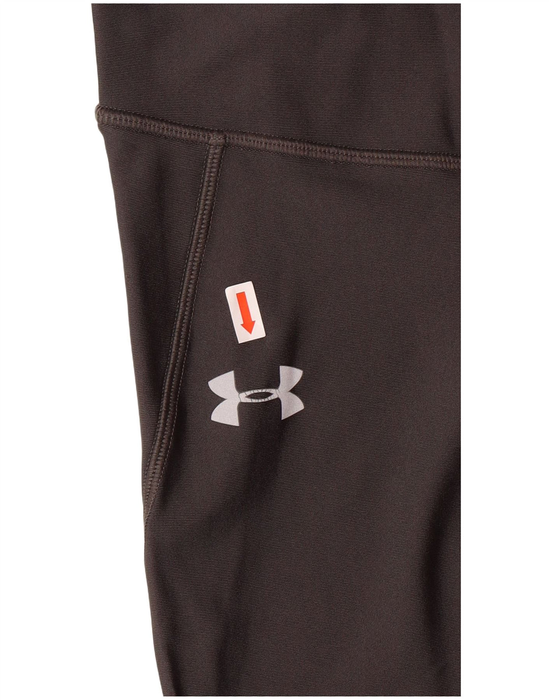 UNDER ARMOUR Womens Heat Gear Leggings UK 8 Small  Grey Colourblock