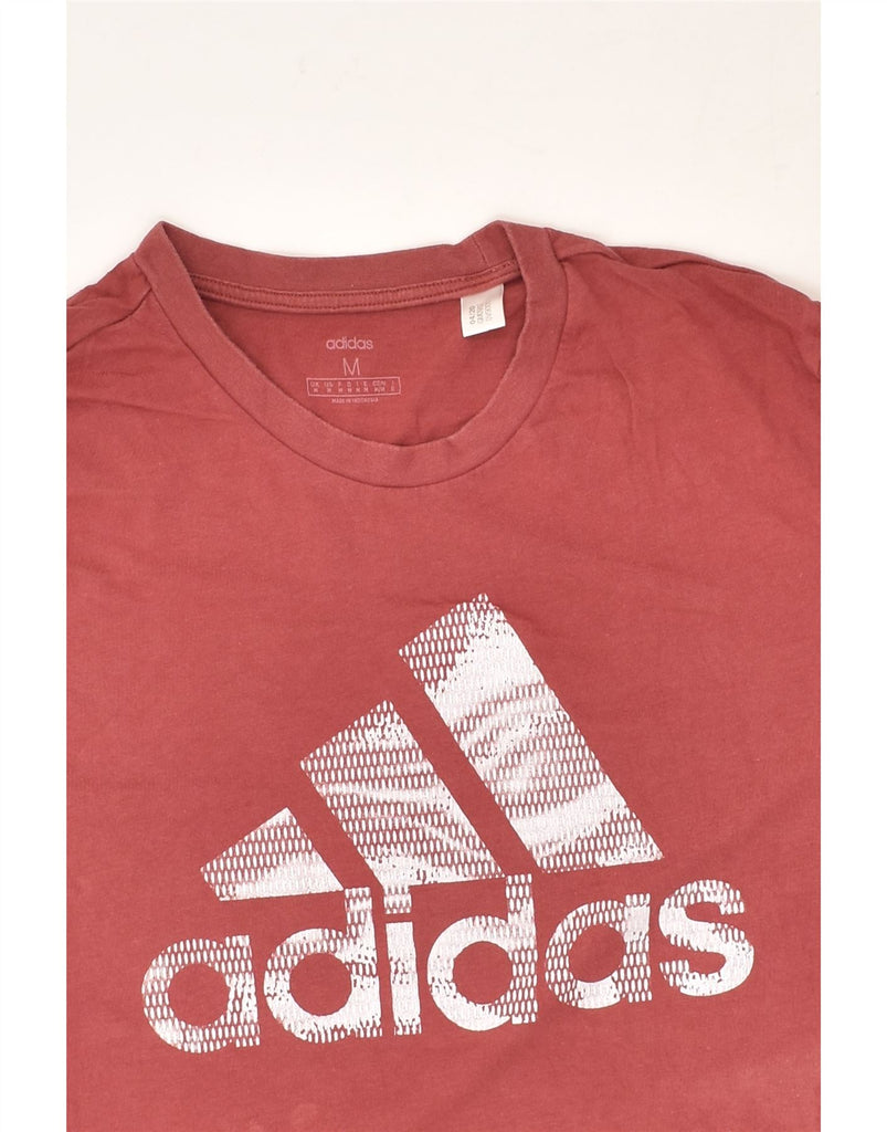 ADIDAS Mens Graphic T-Shirt Top Medium Red Cotton | Vintage Adidas | Thrift | Second-Hand Adidas | Used Clothing | Messina Hembry 