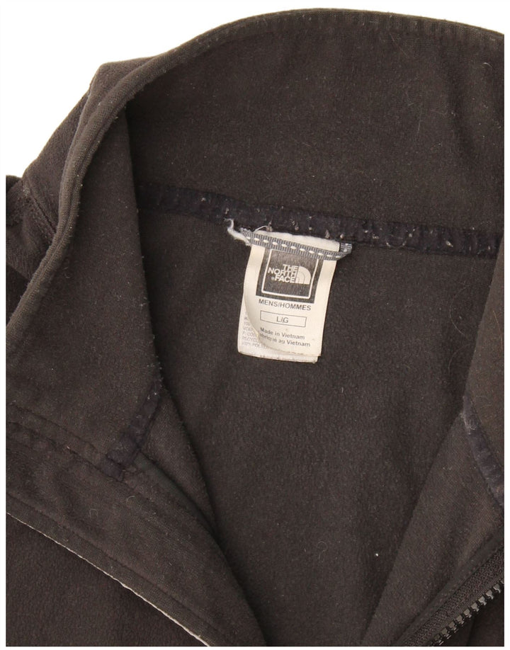 The North Face Mens Fleece Jacket UK 40 Large Black Polyester