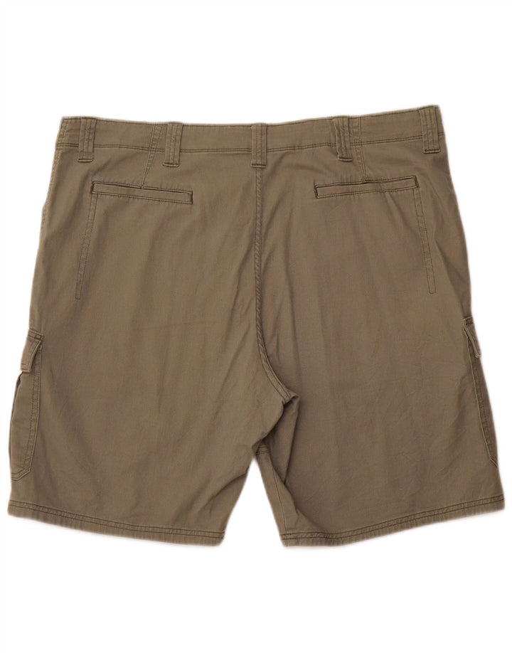 WRANGLER Mens Cargo Shorts W40 XL Khaki Cotton