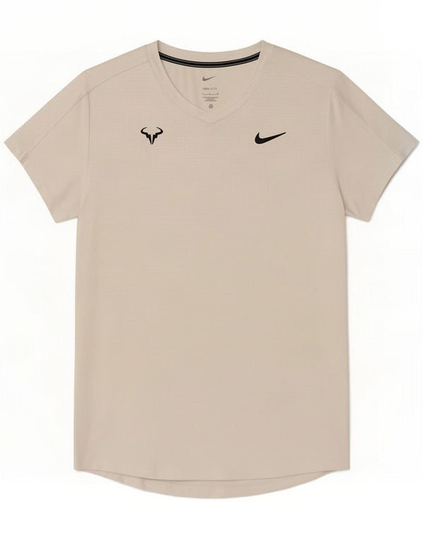 Nike Mens Rafa Nadal Academy Graphic T-Shirt Top Large White Sports