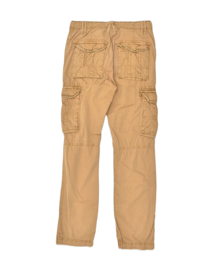 BENETTON Mens Straight Cargo Trousers IT 46 Small W30 L32  Beige Cotton | Vintage Benetton | Thrift | Second-Hand Benetton | Used Clothing | Messina Hembry 