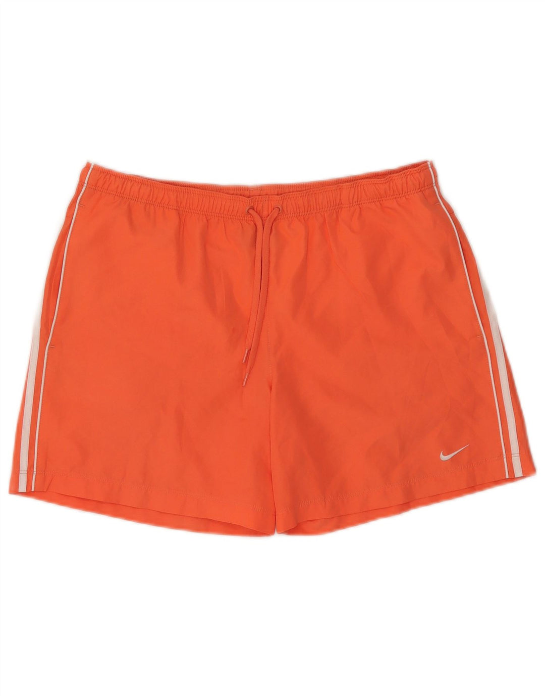 NIKE Womens Sport Shorts UK 10/12 Medium Orange