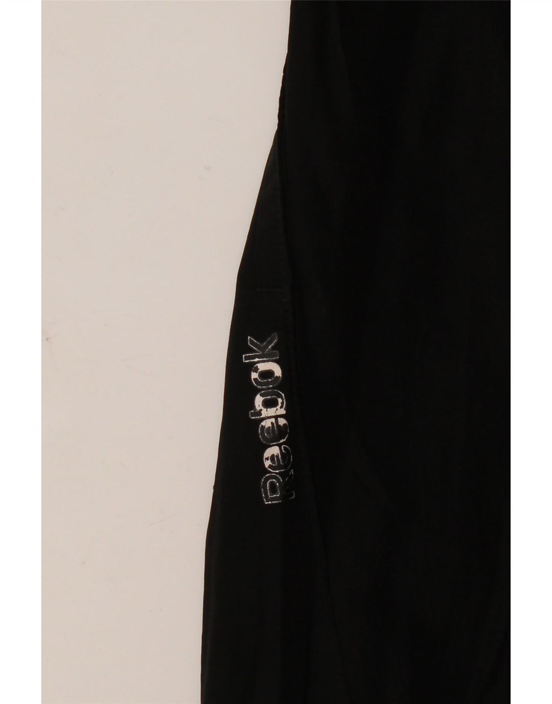 Reebok Mens Tracksuit Trousers Joggers Small Black Colourblock Polyester