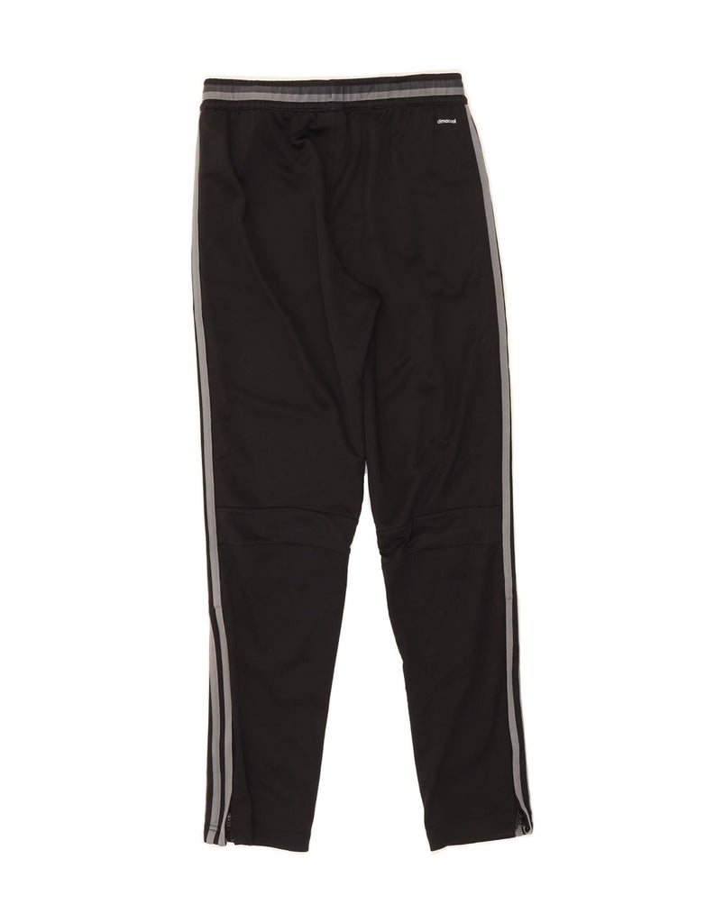 ADIDAS Boys Climacool Tracksuit Trousers 13-14 Years Black Polyester Vintage Adidas and Second-Hand Adidas from Messina Hembry 