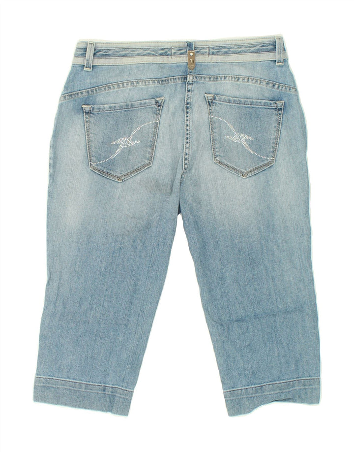 TRUSSARDI Womens Denim Shorts W27 Small Blue Cotton Vintage Trussardi and Second-Hand Trussardi from Messina Hembry 