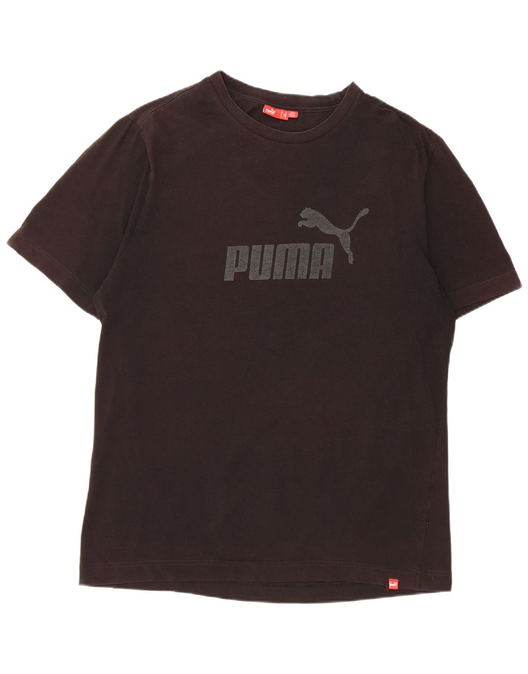 PUMA Mens Graphic T-Shirt Top XL Black