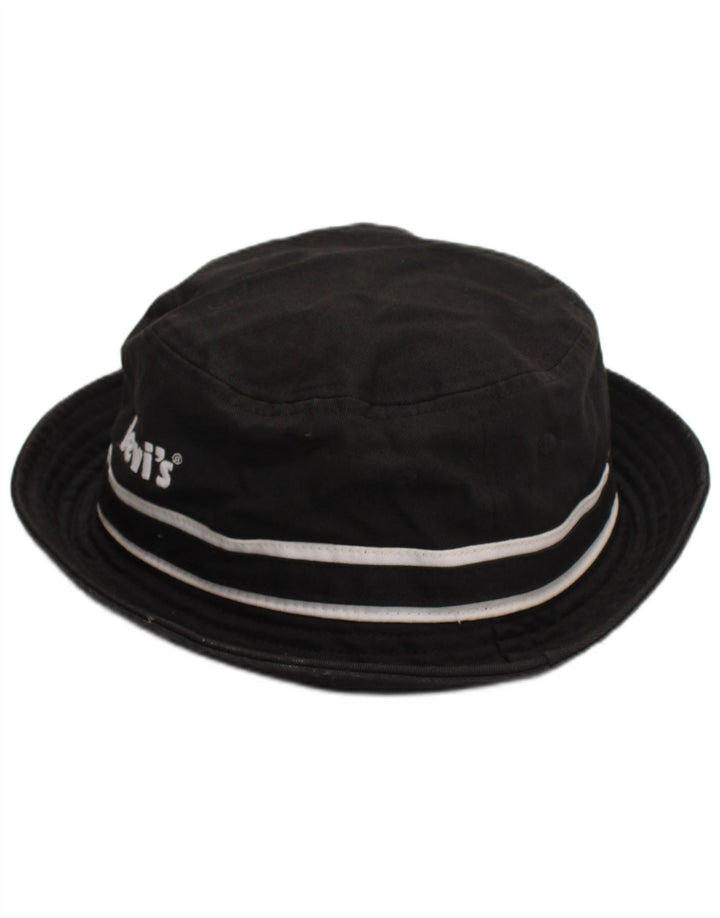Levi Strauss & Co Mens Graphic Bucket Hat Medium Black Striped Cotton