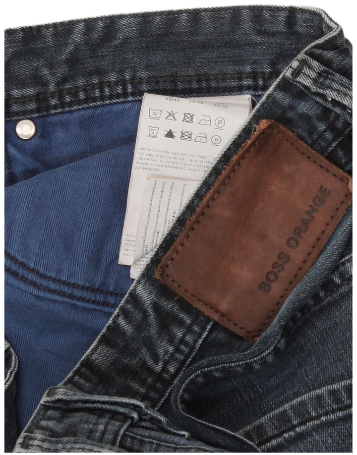 Hugo Boss Womens Slim Jeans W33 L32 Blue Cotton