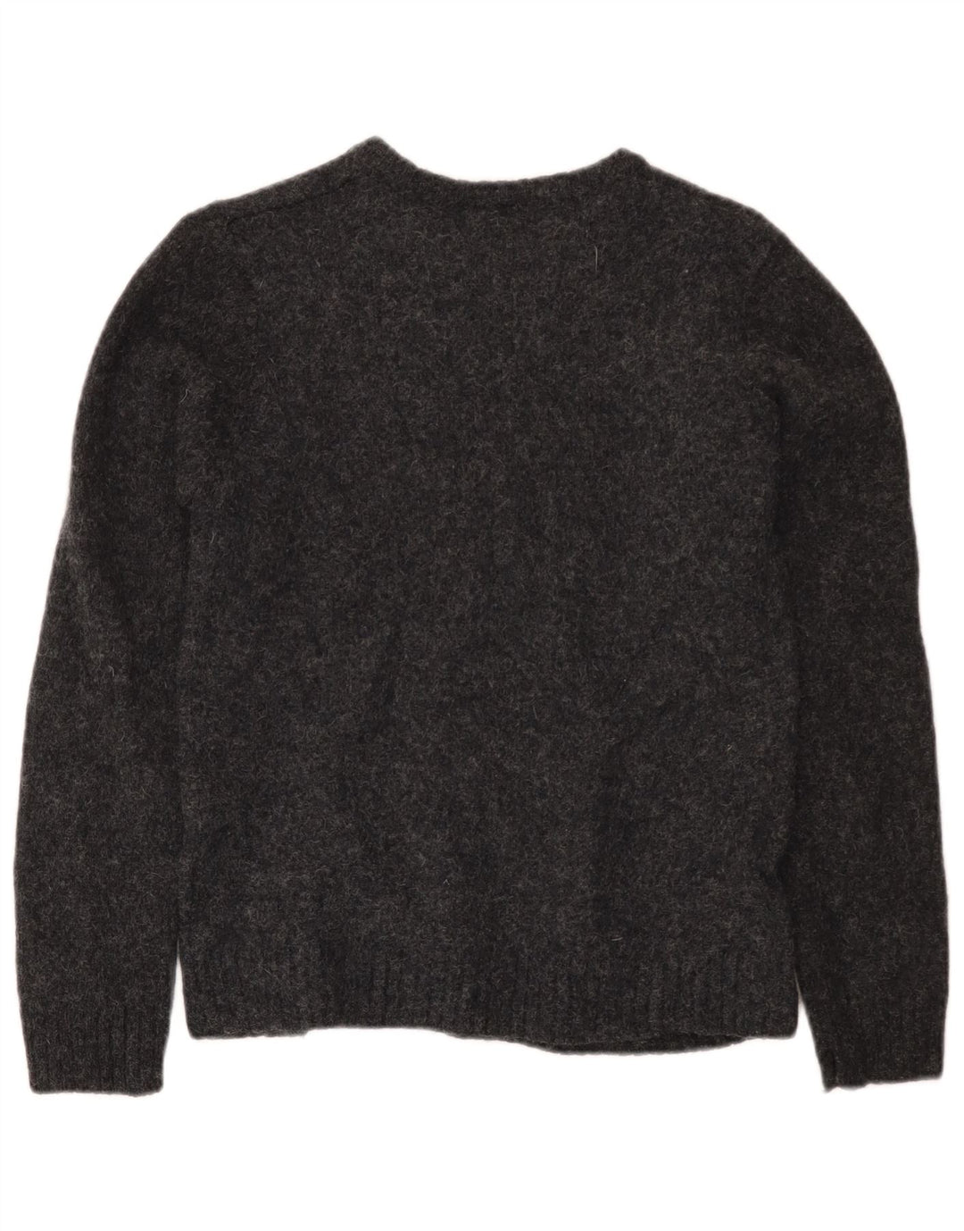 Carhartt Boys Crew Neck Jumper Sweater 7-8 Years Medium Grey Wool
